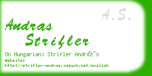 andras strifler business card